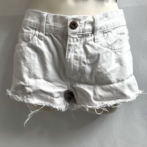 White Denim shorts